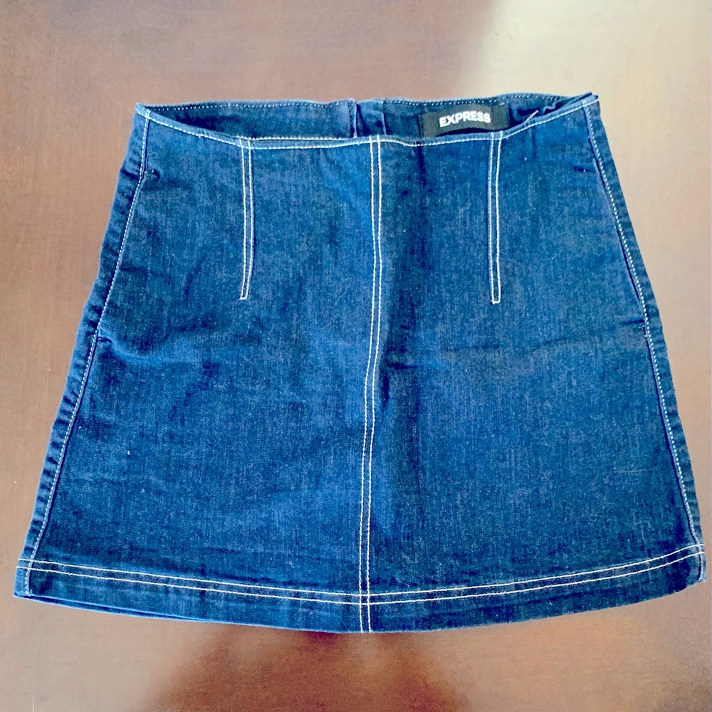 Express Denim Skirt - M